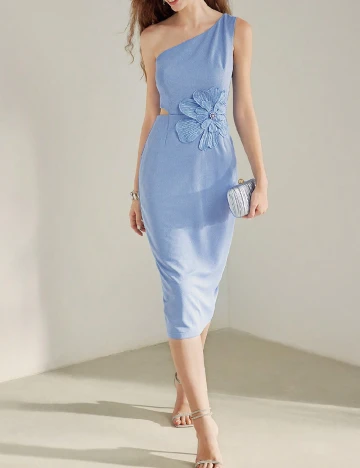 Rochie medie MOTF, albastru