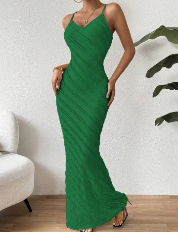 Rochie lunga SHEIN, verde