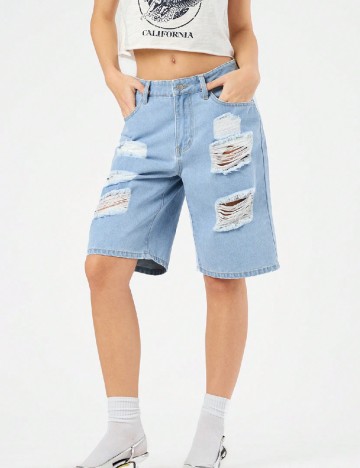 
						Pantaloni scurti SHEIN, albastru