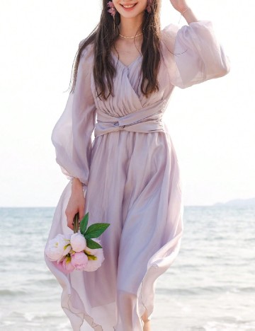 
						Rochie medie SHEIN, lila