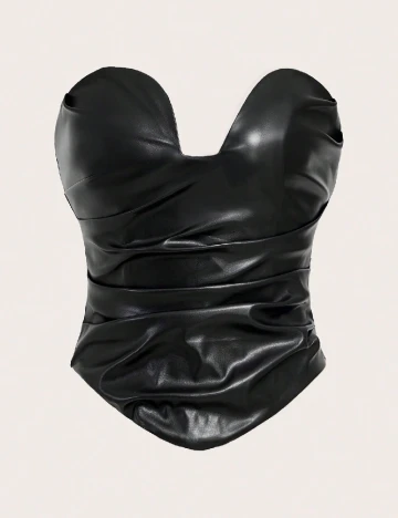 Top SHEIN CURVE, negru