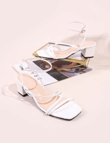 Sandale SHEIN, alb