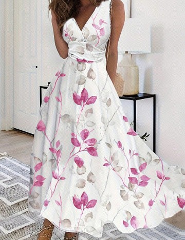 
						Rochie lunga SHEIN, alb