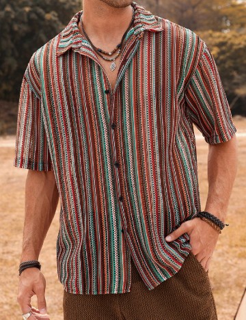 
						Camasa SHEIN, mix culori