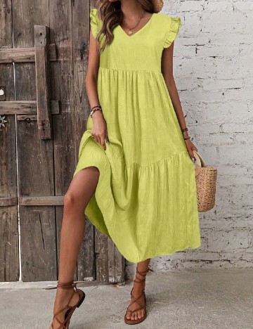 
						Rochie medie SHEIN, verde