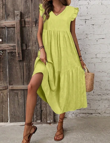 Rochie medie SHEIN, verde
