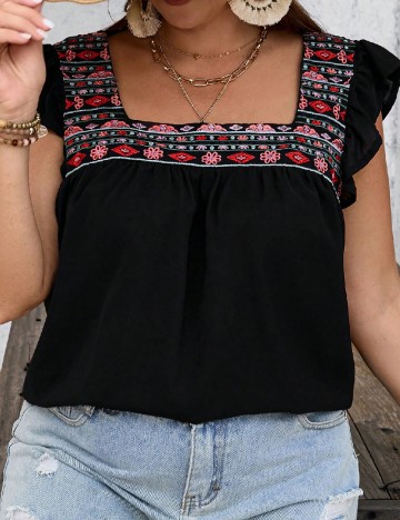 
						Bluza SHEIN CURVE, negru