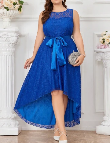 Rochie lunga SHEIN CURVE, albastru