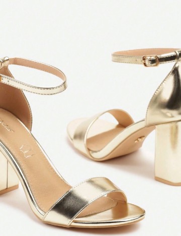 Sandale SHEIN, auriu