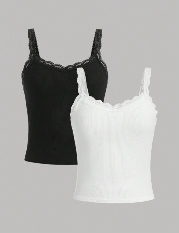 
						Set Maiouri 2 bucati SHEIN, alb/negru