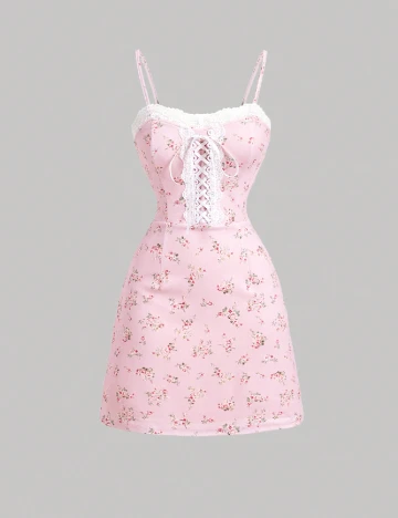 Rochie scurta SHEIN, roz