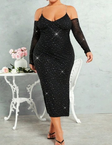 
						Rochie lunga SHEIN CURVE, negru