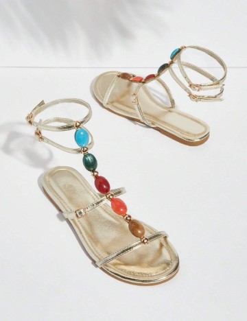 Sandale SHEIN, auriu