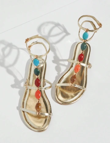 Sandale SHEIN, auriu