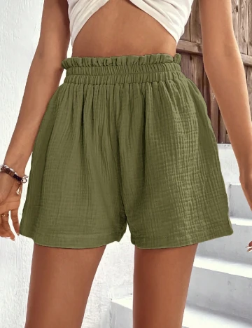 Pantaloni scurti SHEIN, verde