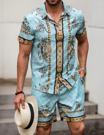 
						Compleu SHEIN, albastru