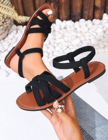 Sandale SHEIN, negru
