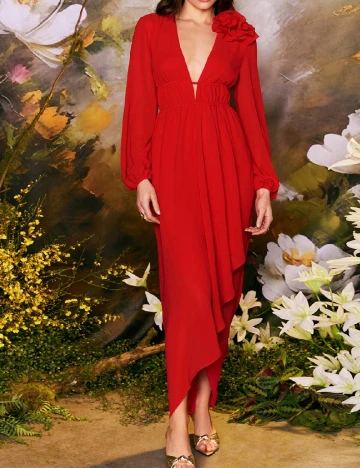 Rochie lunga SHEIN, rosu