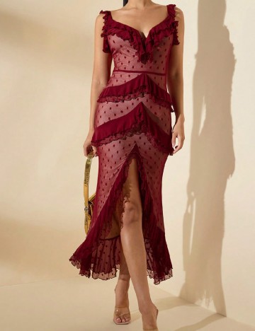 
						Rochie medie SHEIN, rosu