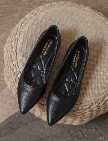 
						Balerini SHEIN, negru