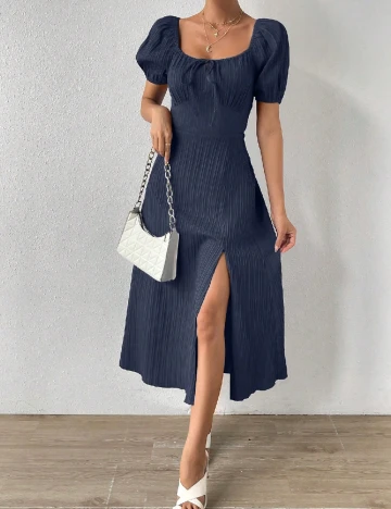Rochie medie SHEIN, bleumarin