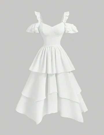 Rochie scurta SHEIN, alb