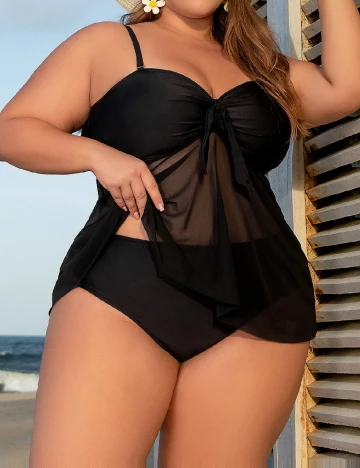 Costum de baie SHEIN CURVE, negru