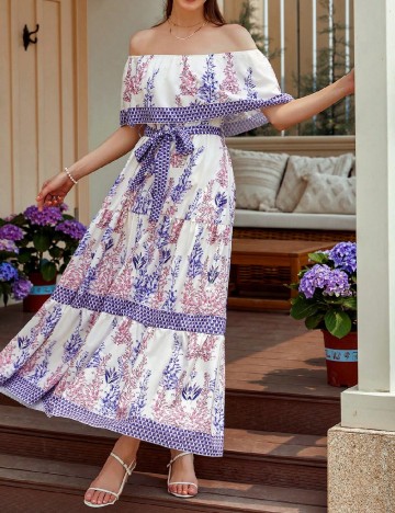 
						Rochie lunga SHEIN, mix culori