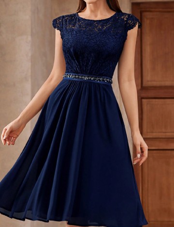 
						Rochie scurta Miusol, bleumarin