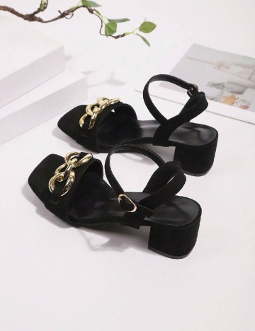 Sandale SHEIN, negru