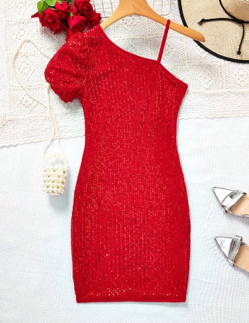 
						Rochie Shein Kids, rosu