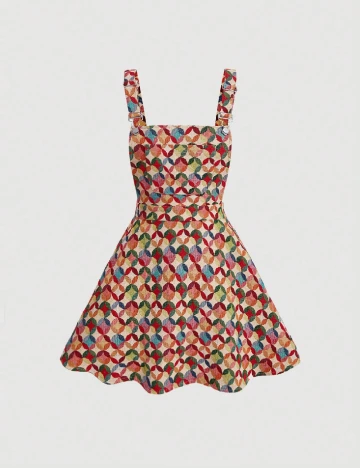 Rochie scurta SHEIN, mix culori