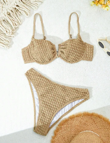 Costum de baie SHEIN, kaki