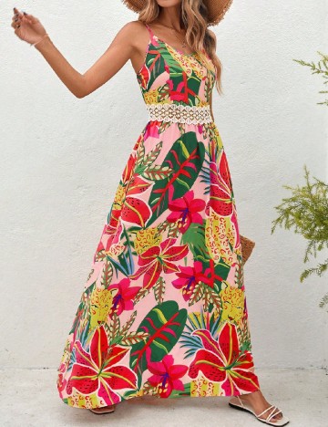 
						Rochie lunga SHEIN, mix culori