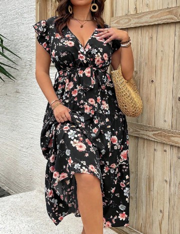 
						Rochie medie SHEIN CURVE, floral print