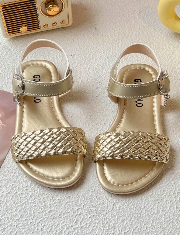 
						Sandale Shein Kids, auriu