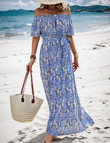 Rochie lunga SHEIN, albastru