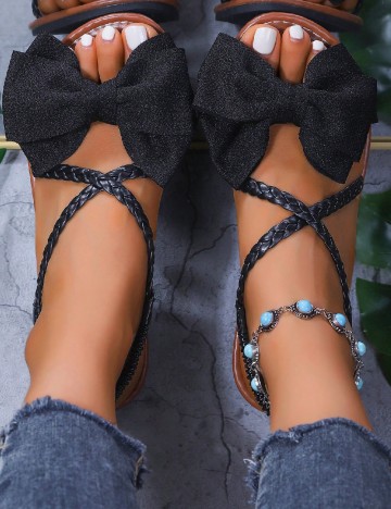 Sandale SHEIN, negru