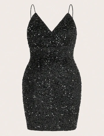 Rochie scurta SHEIN CURVE, negru