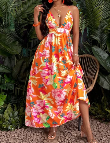 Rochie lunga SHEIN, mix culori