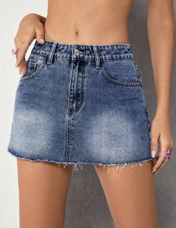 Fusta SHEIN, albastru