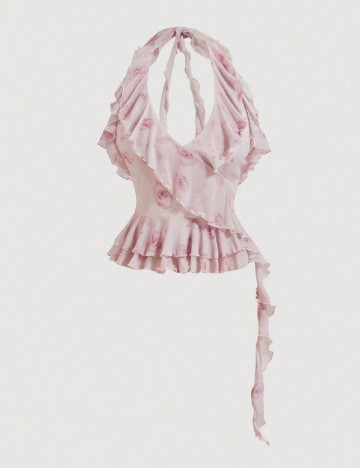 
						Top SHEIN, roz pudra