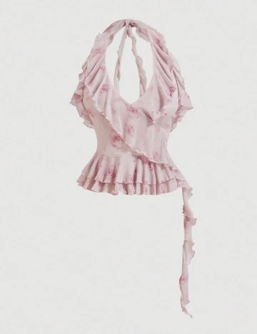 Top SHEIN, roz pudra