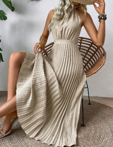 Rochie lunga SHEIN, bej