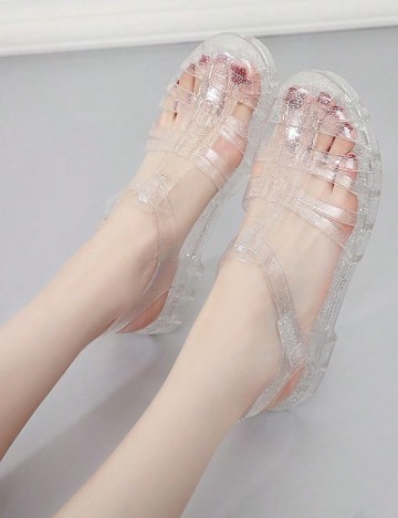Sandale SHEIN, transparent