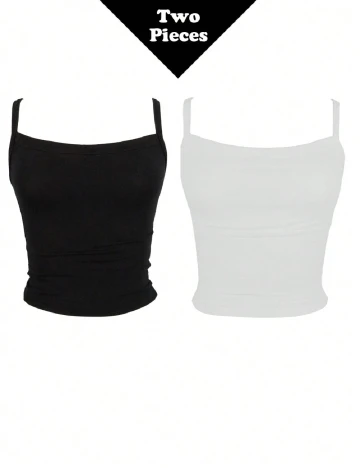 Set topuri SHEIN, alb/negru