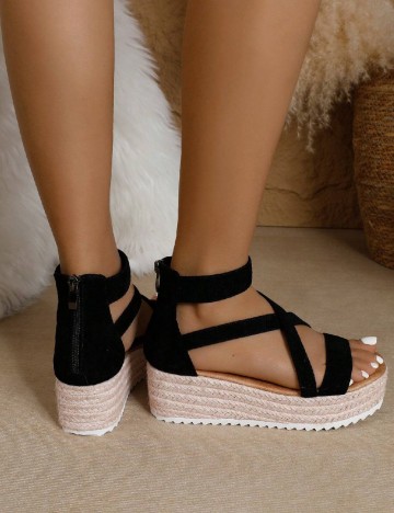 Sandale SHEIN, negru