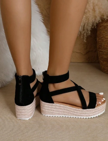 Sandale SHEIN, negru