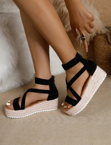 Sandale SHEIN, negru