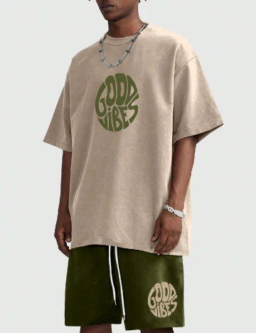 Compleu Romwe, verde/crem